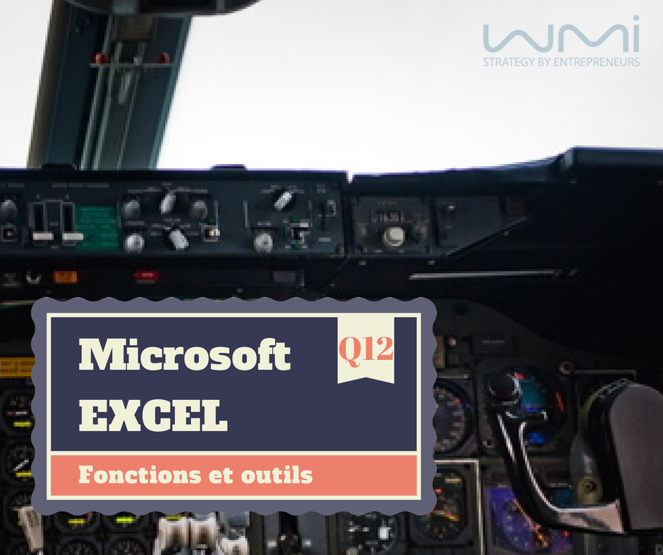 Q12 - Excel fonctions et outils